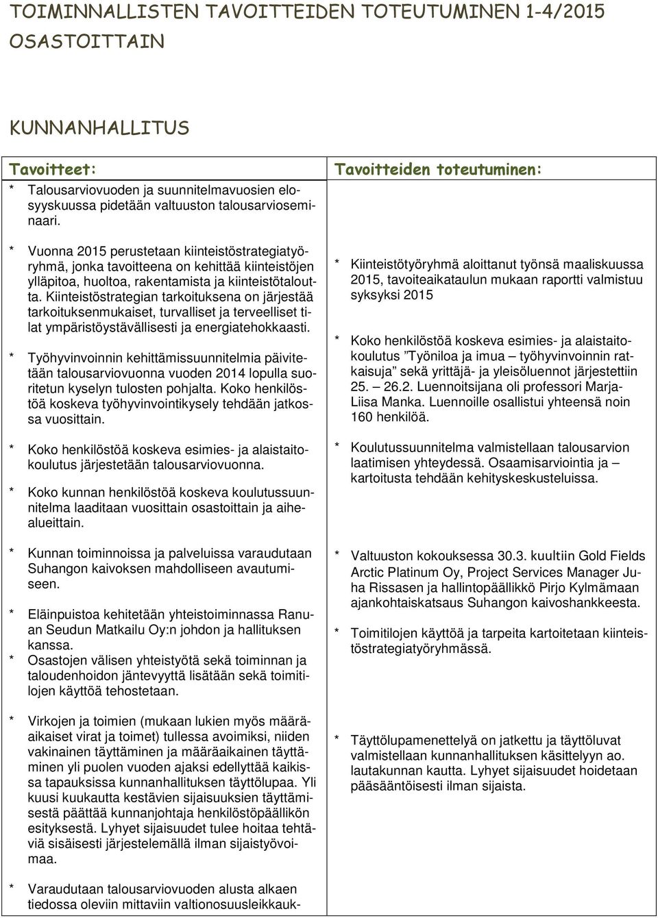 Kiinteistöstrategian tarkoituksena on järjestää tarkoituksenmukaiset, turvalliset ja terveelliset tilat ympäristöystävällisesti ja energiatehokkaasti.