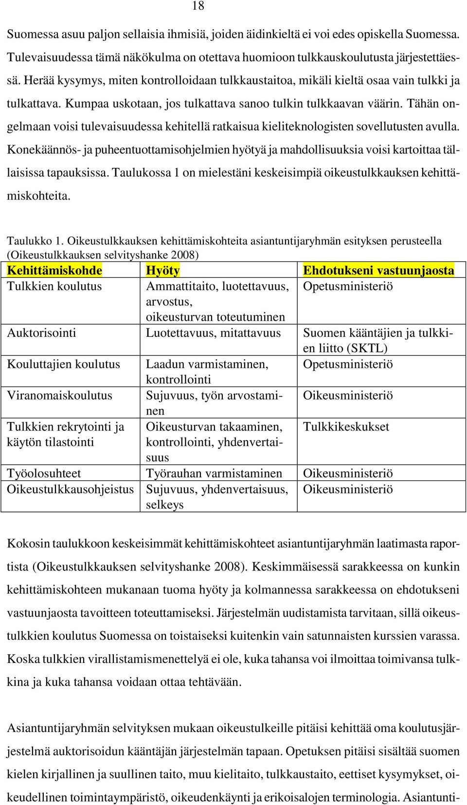 Tähän ongelmaan voisi tulevaisuudessa kehitellä ratkaisua kieliteknologisten sovellutusten avulla.