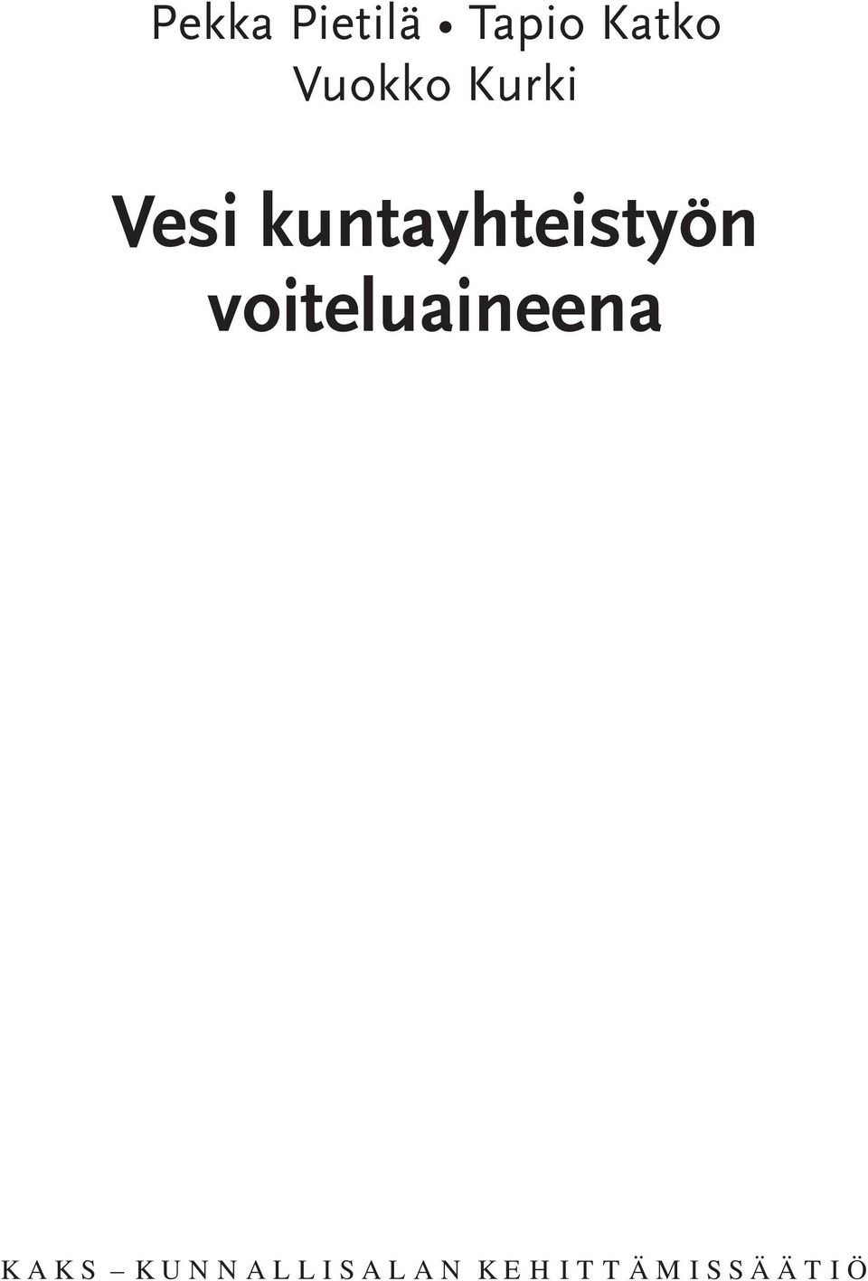 kuntayhteistyön