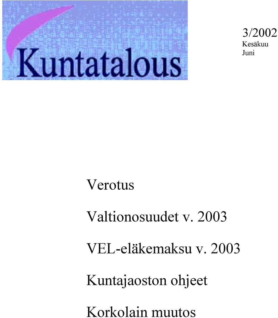 2003 VEL-eläkemaksu v.