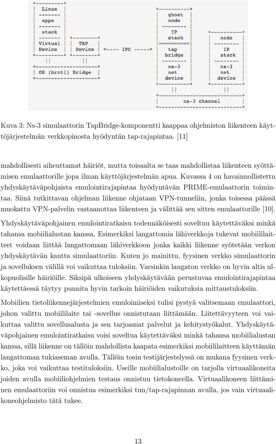 Kuvassa 4 on havainnollistettu yhdyskäytäväpohjaista emulointirajapintaa hyödyntävän PRIME-emulaattorin toimintaa.