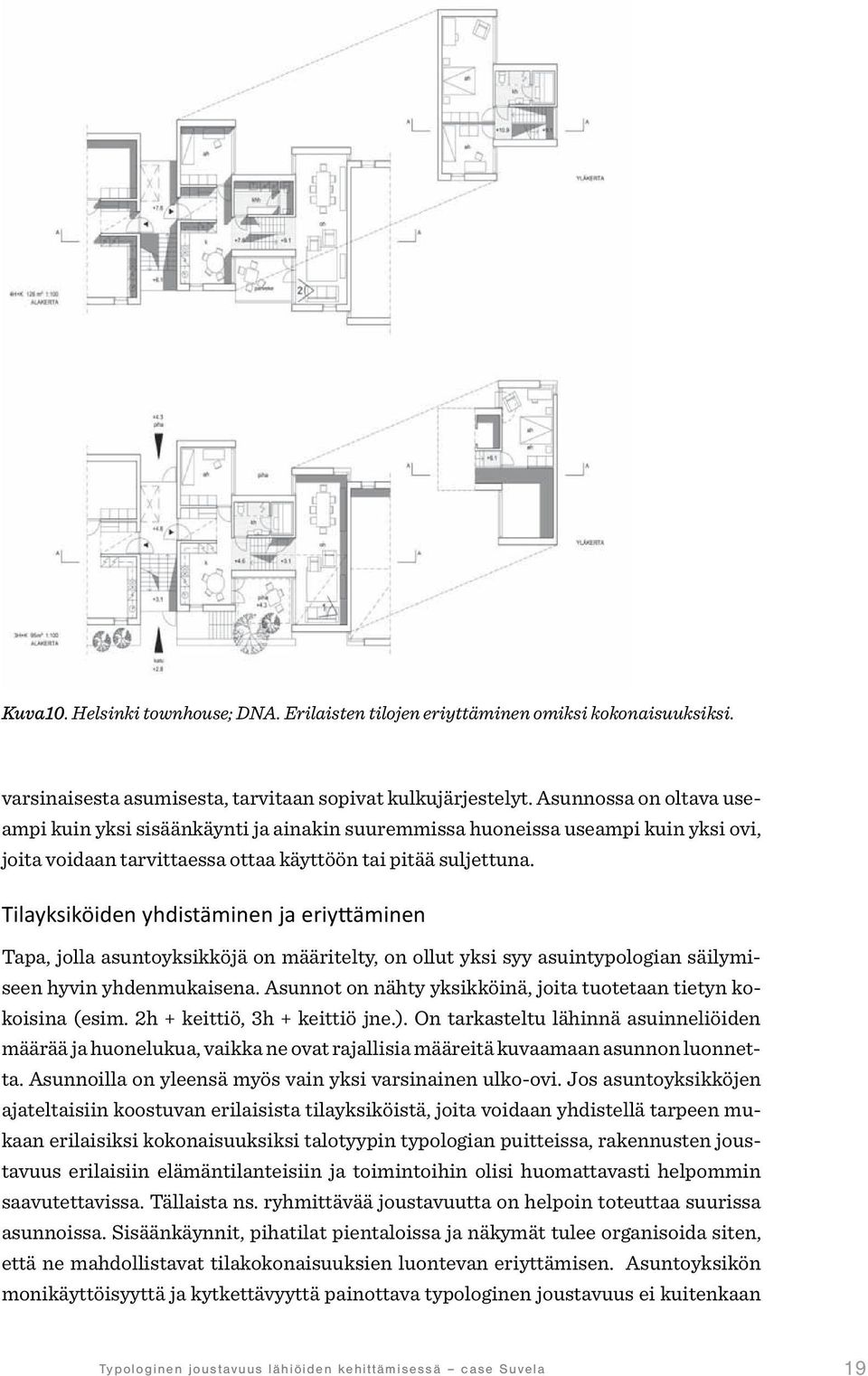 Tapa, jolla asuntoyksikköjä on määritelty, on ollut yksi syy asuintypologian säilymiseen hyvin yhdenmukaisena. Asunnot on nähty yksikköinä, joita tuotetaan tietyn kokoisina (esim.