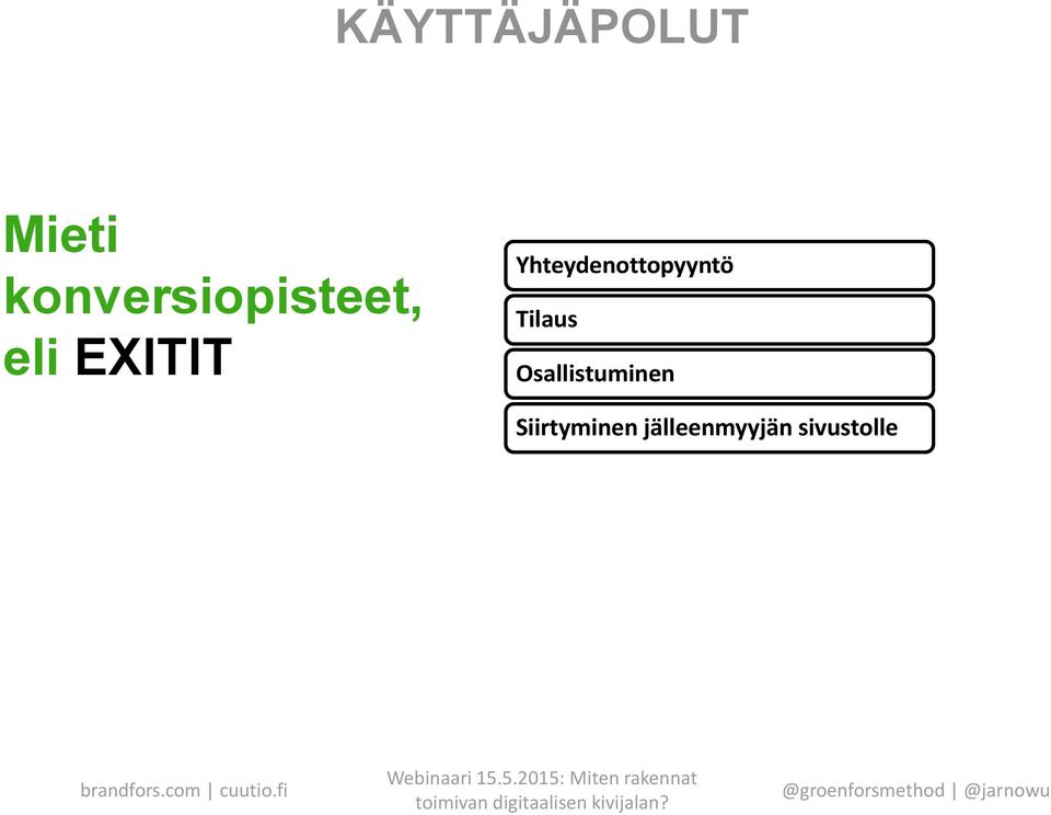 Yhteydenottopyyntö Tilaus