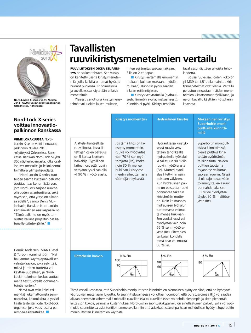 Yleisesti sanottuna kiristysmenetelmät voi luokitella sen mukaan, miten esijännitys saadaan aikaan. Sille on 2 eri tapaa: Kiristys kiertämällä (momentin mukaan, kulman mukaan, myödön mukaan).