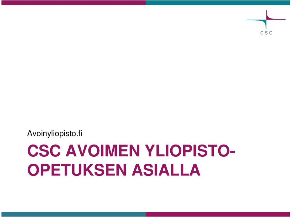 YLIOPISTO-