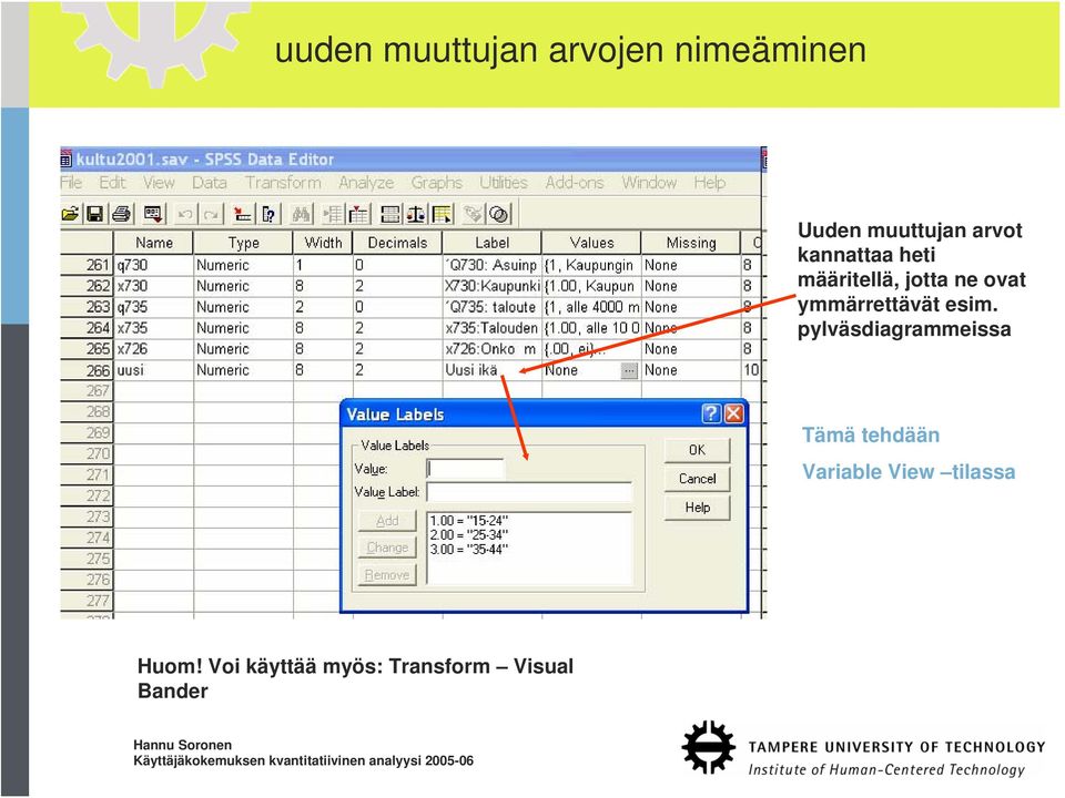 ymmärrettävät esim.