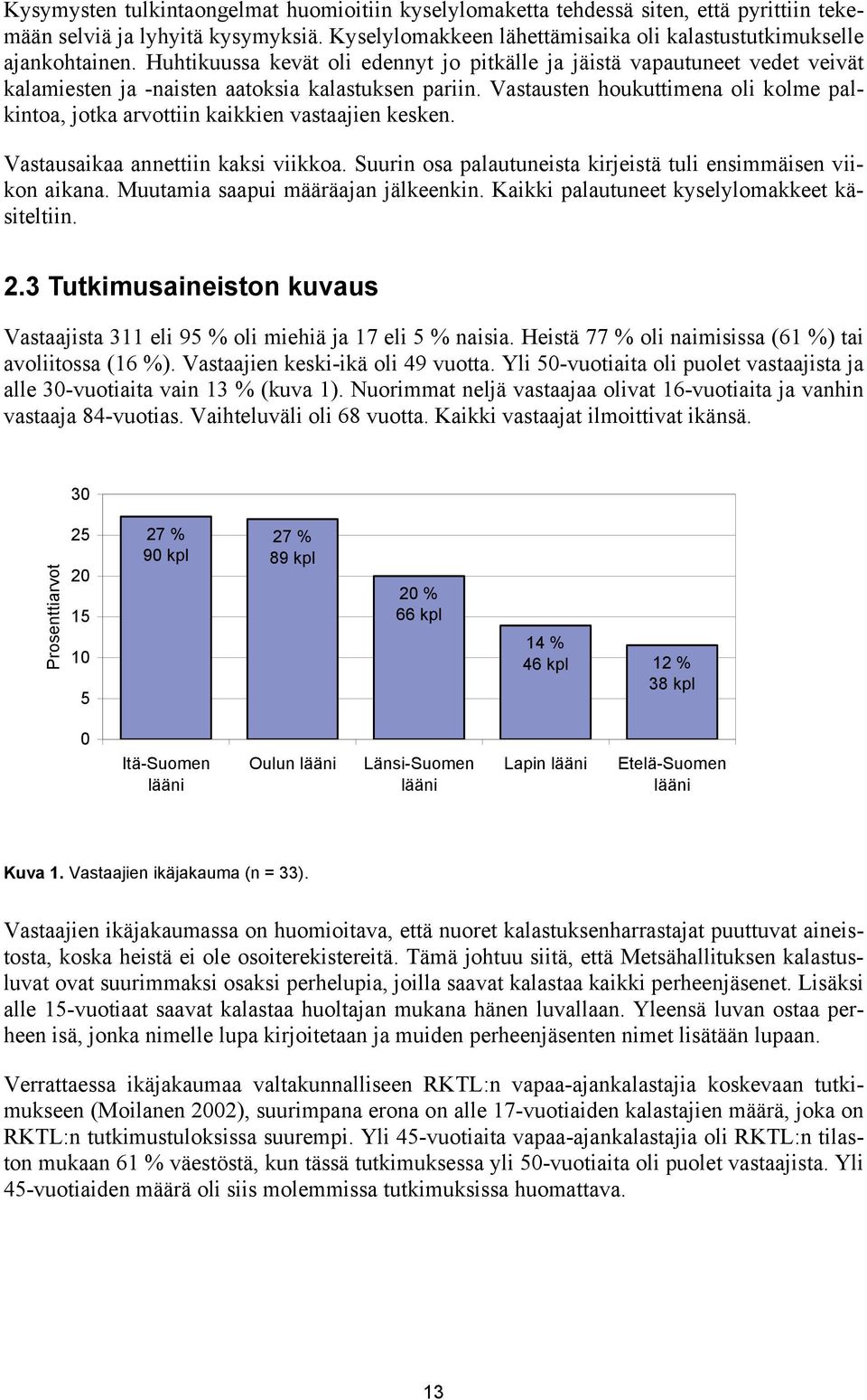 Vastausten houkuttimena oli kolme palkintoa, jotka arvottiin kaikkien vastaajien kesken. Vastausaikaa annettiin kaksi viikkoa. Suurin osa palautuneista kirjeistä tuli ensimmäisen viikon aikana.