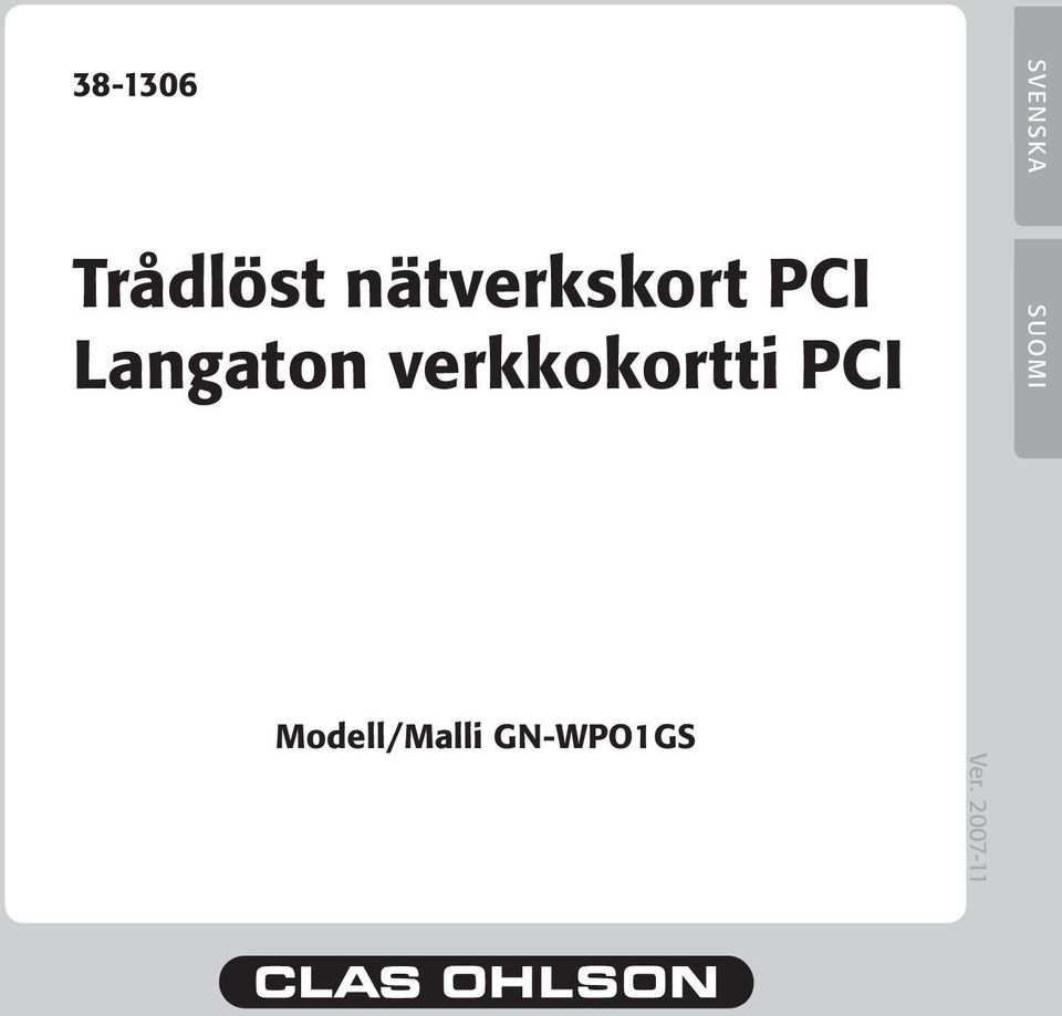 verkkokortti PCI SUOMI