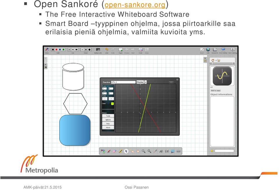 Software Smart Board tyyppinen ohjelma,