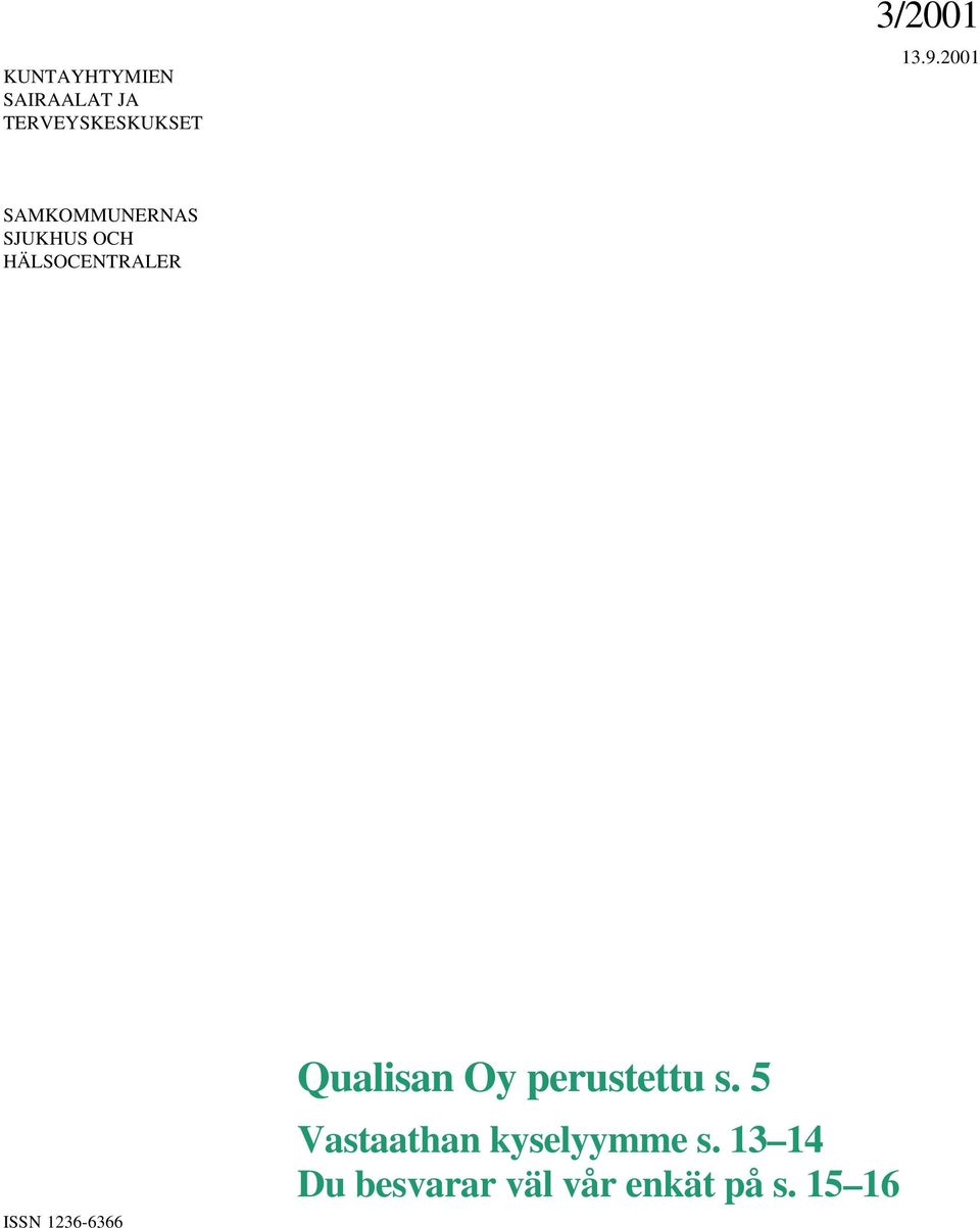 1236-6366 Qualisan Oy perustettu s.