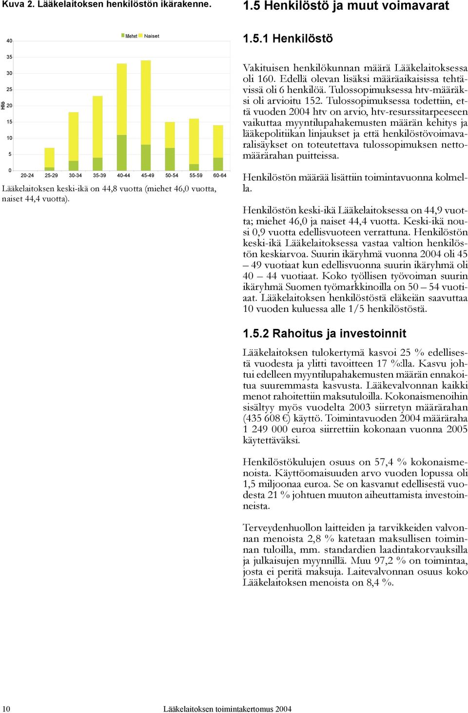 Tulossopimuksessa todettiin, että vuoden 2004 htv on arvio, htv-resurssitarpeeseen vaikuttaa myyntilupahakemusten määrän kehitys ja lääkepolitiikan linjaukset ja että henkilöstövoimavaralisäykset on