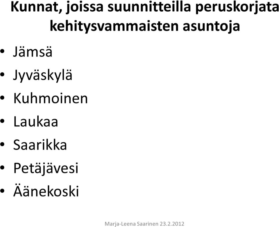 asuntoja Jämsä Jyväskylä