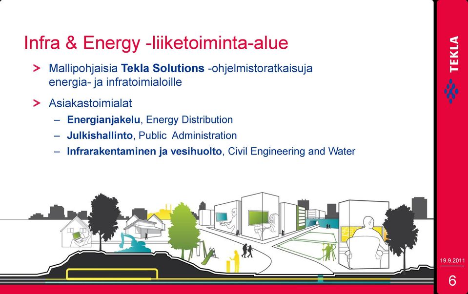 Asiakastoimialat Energianjakelu, Energy Distribution