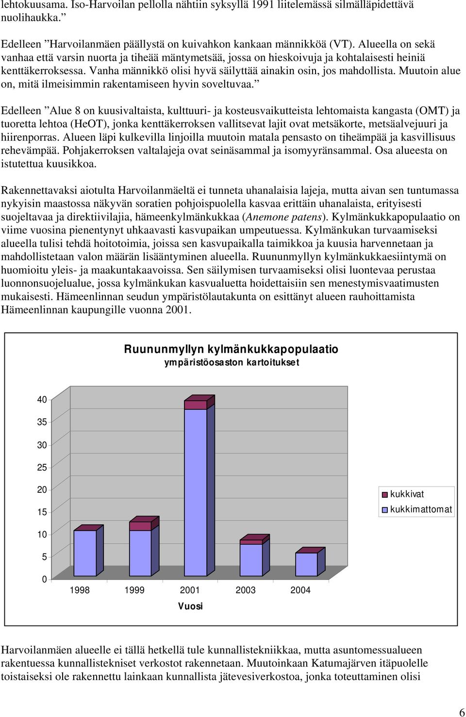 Muutoin alue on, mitä ilmeisimmin rakentamiseen hyvin soveltuvaa.