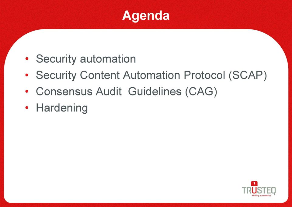 Protocol (SCAP) Consensus