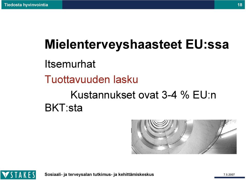 Itsemurhat Tuottavuuden lasku