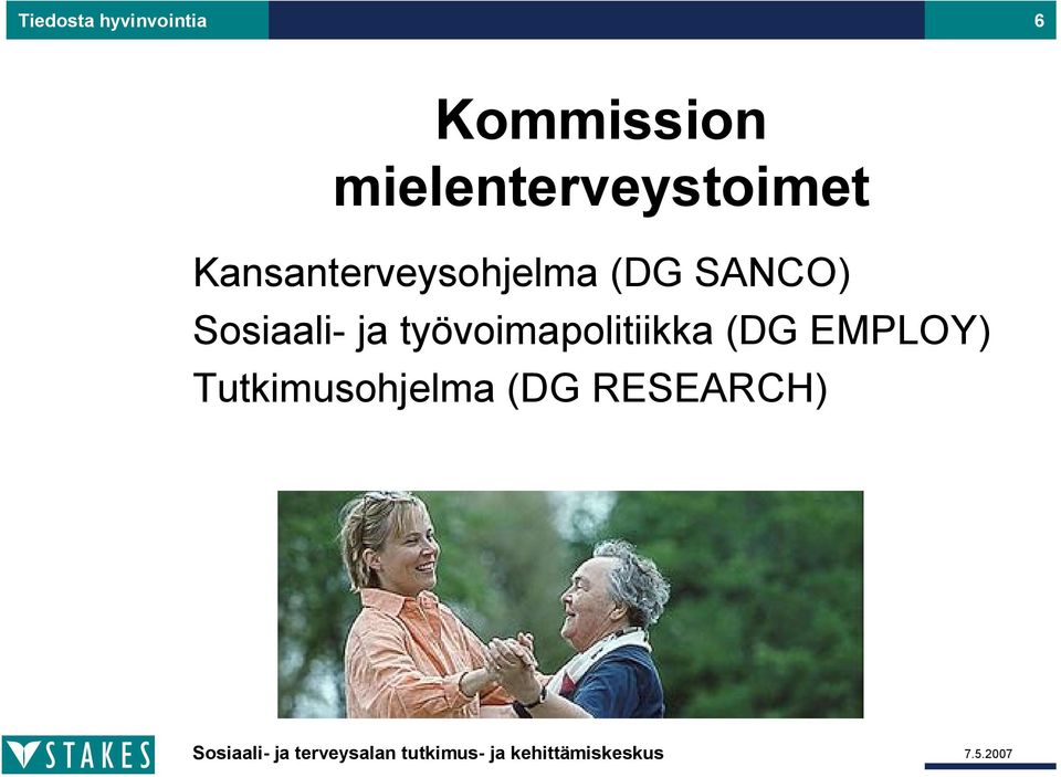 Kansanterveysohjelma (DG SANCO)