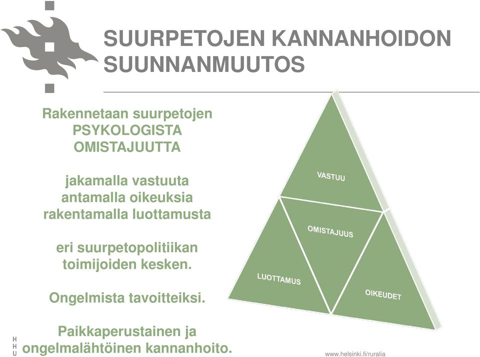 rakentamalla luottamusta eri suurpetopolitiikan toimijoiden kesken.