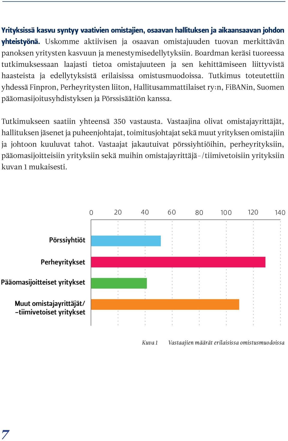 Boardman keräsi tuoreessa tutkimuksessaan laajasti tietoa omistajuuteen ja sen kehittämiseen liittyvistä haasteista ja edellytyksistä erilaisissa omistusmuodoissa.