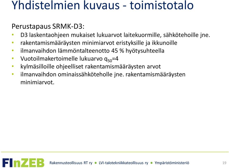 rakentamismääräysten minimiarvot eristyksille ja ikkunoille ilmanvaihdon lämmöntalteenotto 45 %