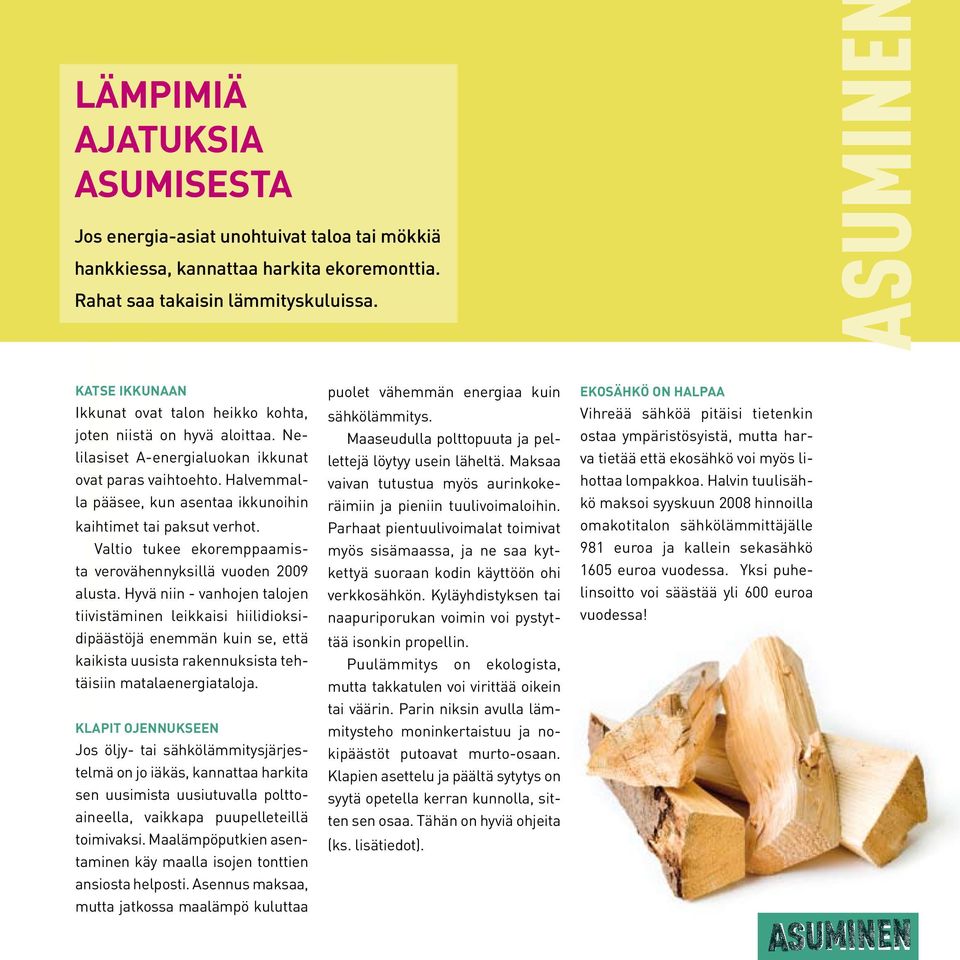 Halvemmalla pääsee, kun asentaa ikkunoihin kaihtimet tai paksut verhot. Valtio tukee ekoremppaamista verovähennyksillä vuoden 2009 alusta.