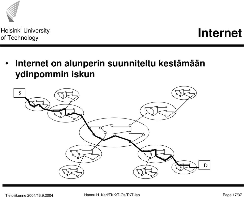 kestämään ydinpommin iskun S