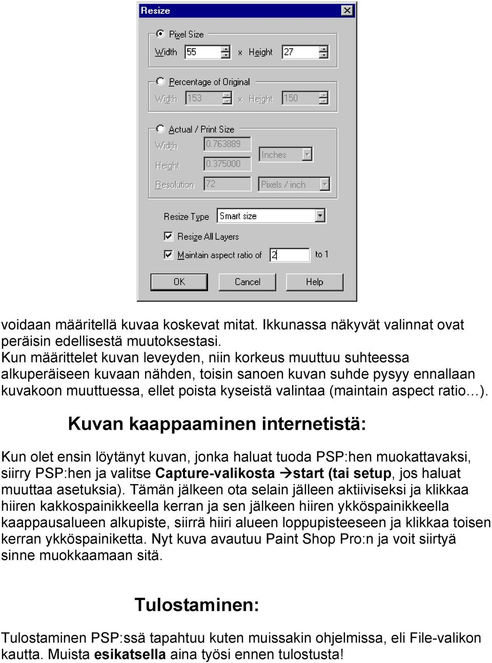 aspect ratio ).