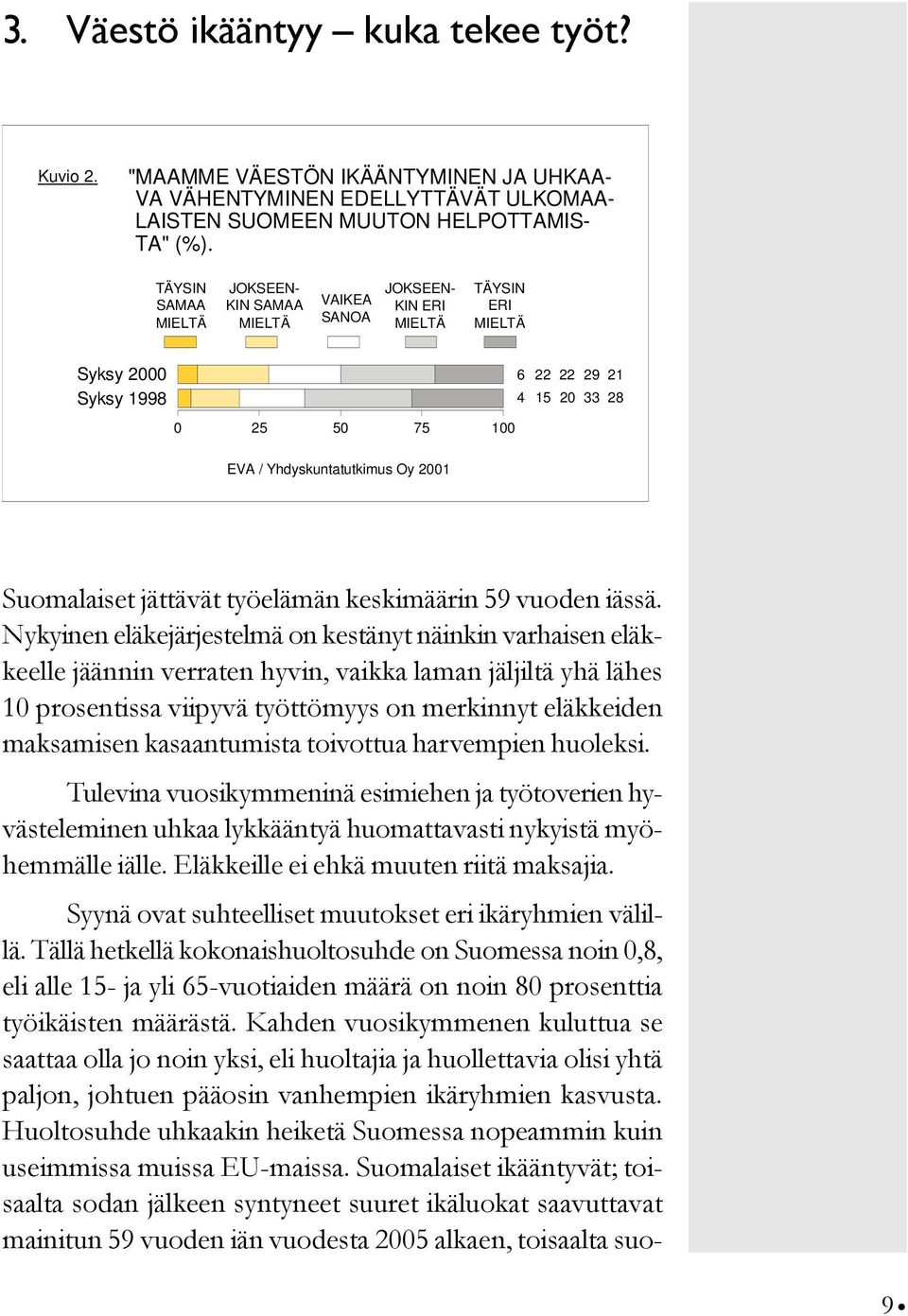 Suomalaiset jättävät työelämän keskimäärin 59 vuoden iässä.