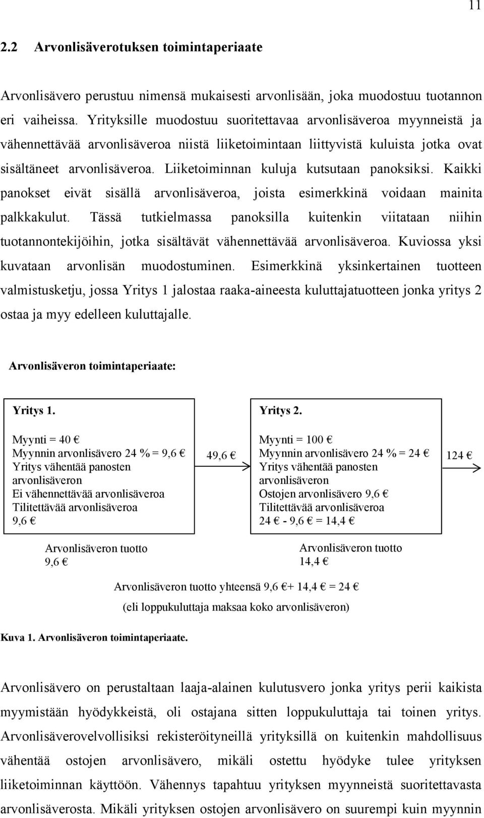 Liiketoiminnan kuluja kutsutaan panoksiksi. Kaikki panokset eivät sisällä arvonlisäveroa, joista esimerkkinä voidaan mainita palkkakulut.