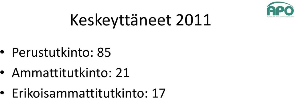 Ammattitutkinto: 21