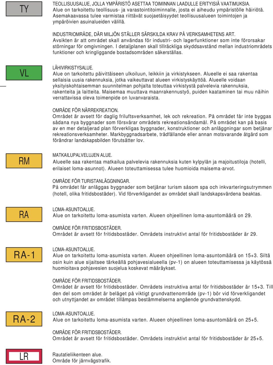 Avsikten är att området skall användas för industri- och lagerfunktioner som inte förorsakar störningar för omgivningen.