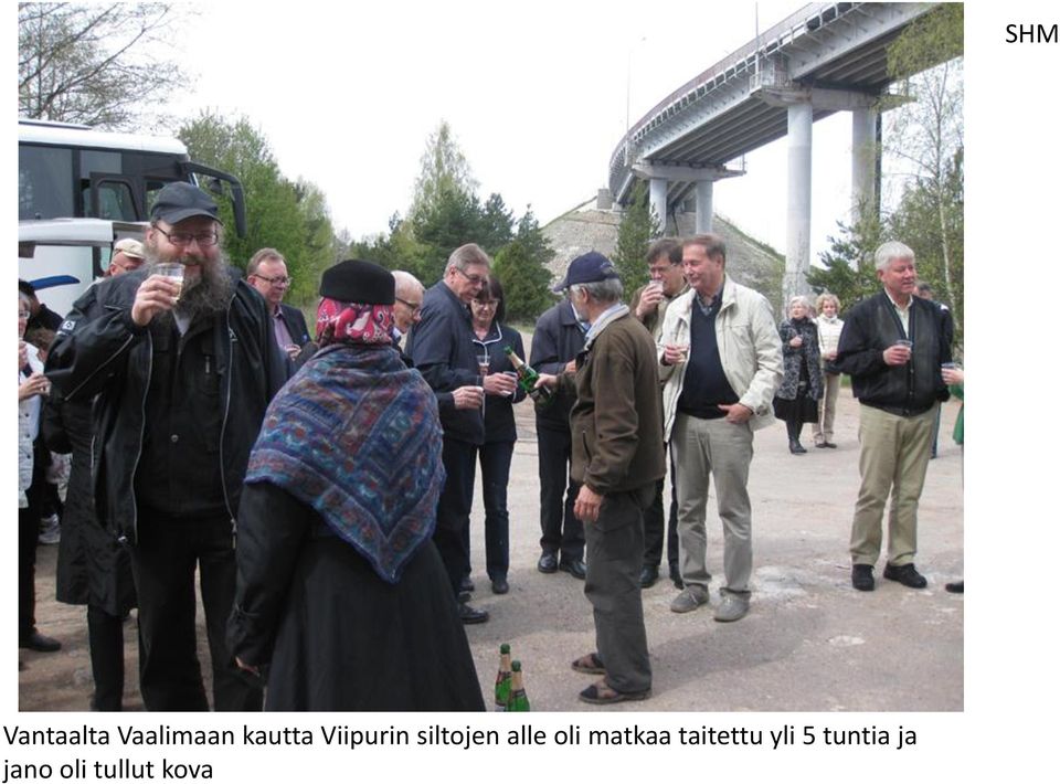 matkaa taitettu yli 5