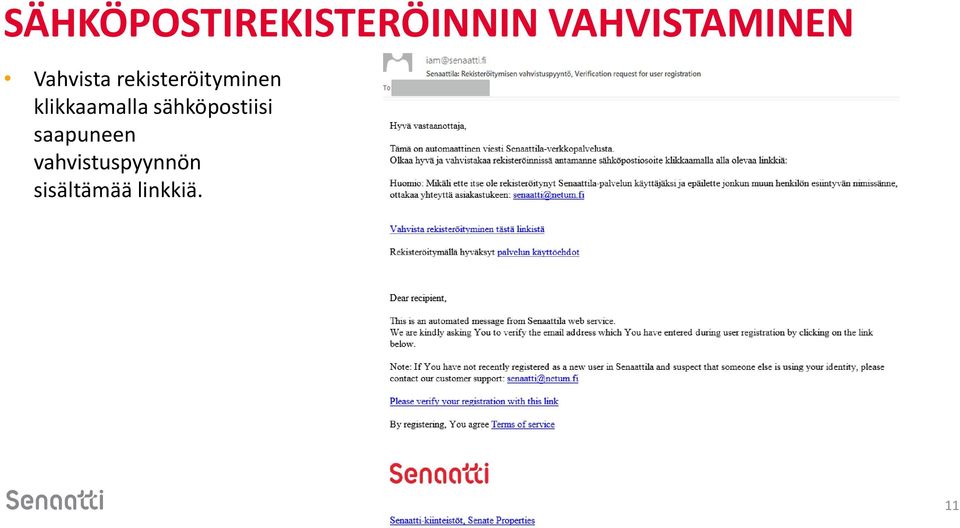 rekisteröityminen klikkaamalla