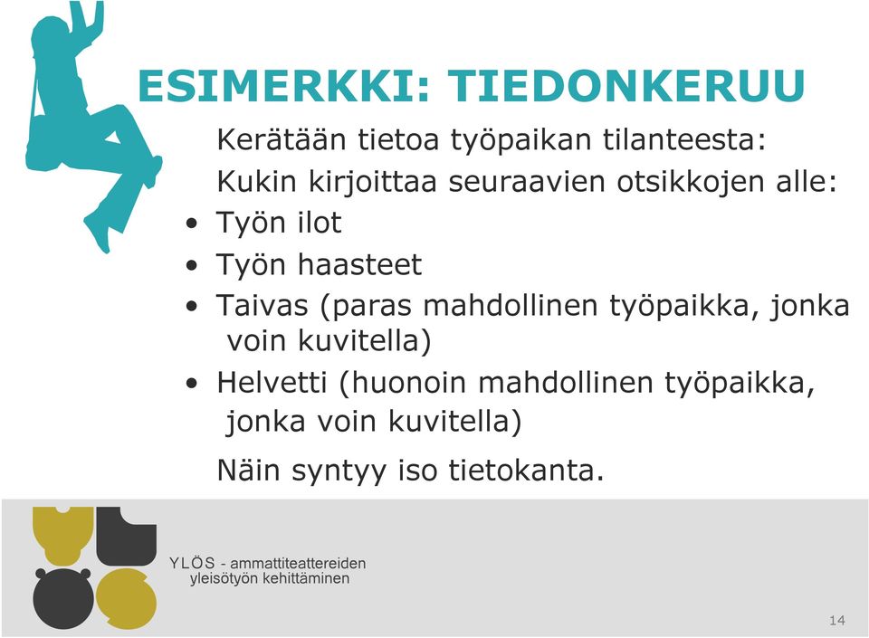 (paras mahdollinen työpaikka, jonka voin kuvitella) Helvetti (huonoin
