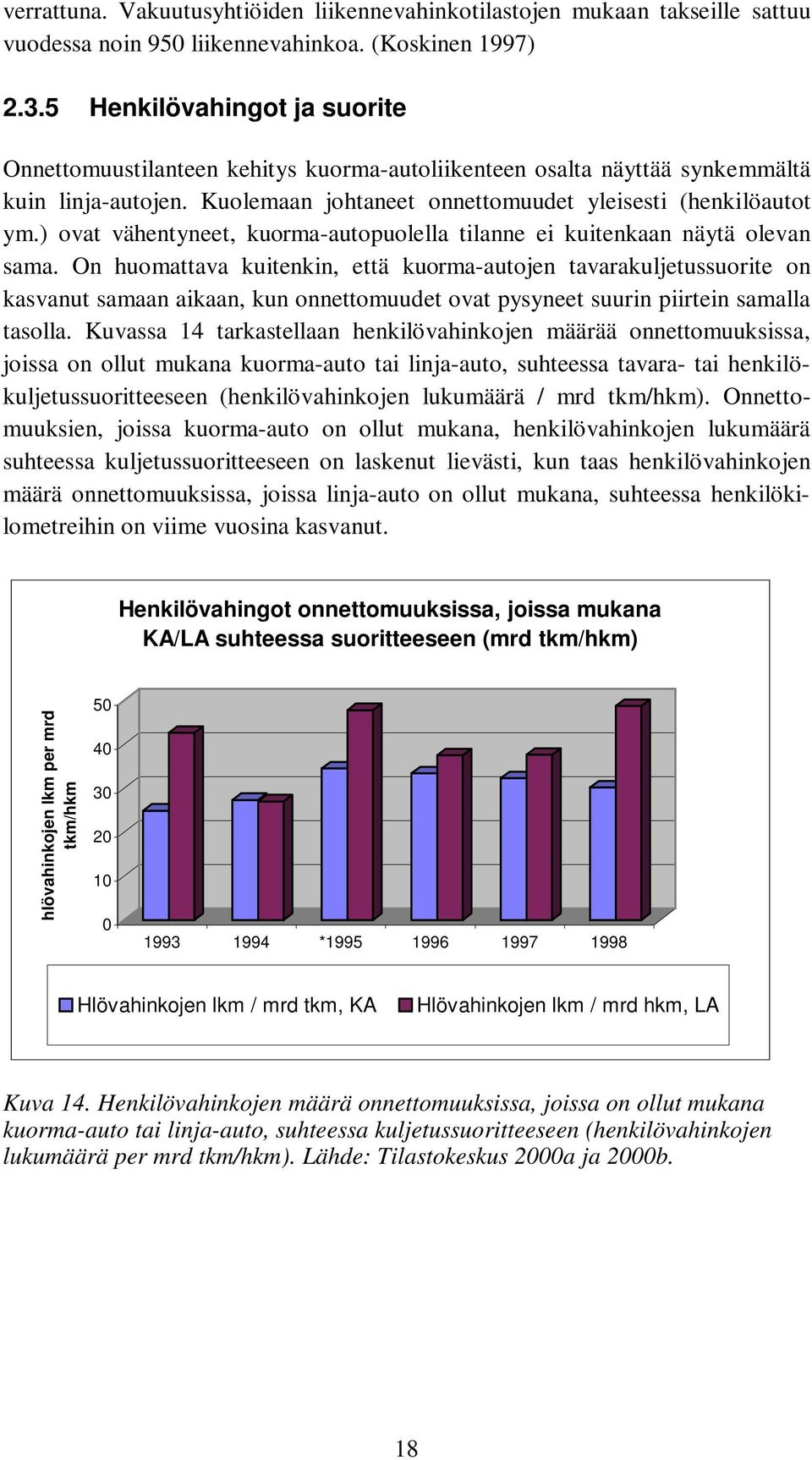 ) ovat vähentyneet, kuorma-autopuolella tilanne ei kuitenkaan näytä olevan sama.