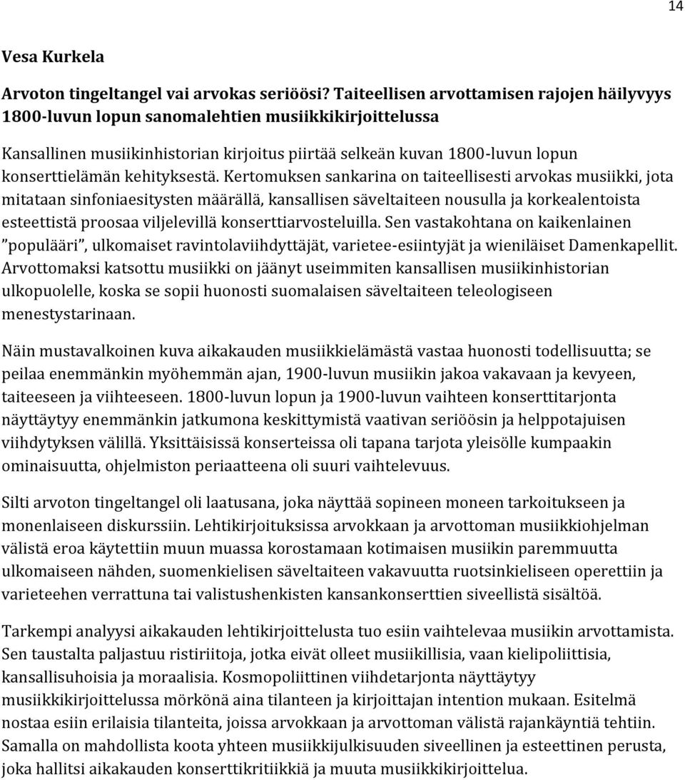 kehityksestä.