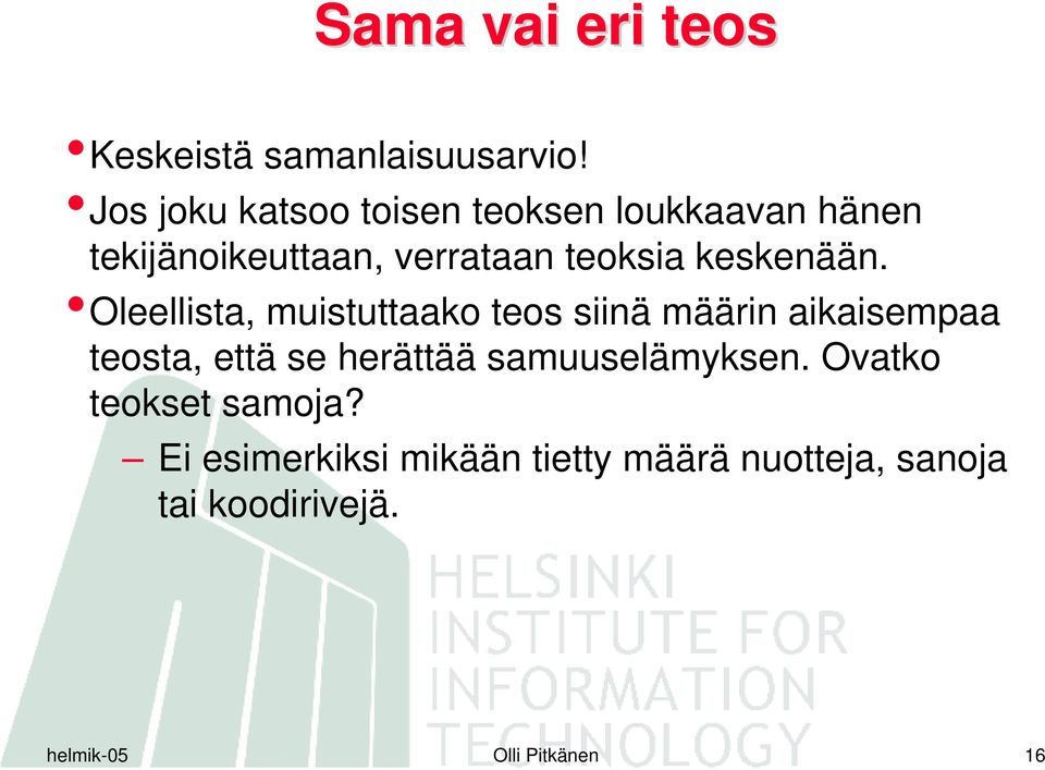 keskenään.