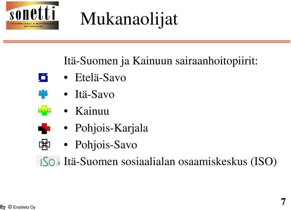 Itä-Savo Kainuu Pohjois-Karjala