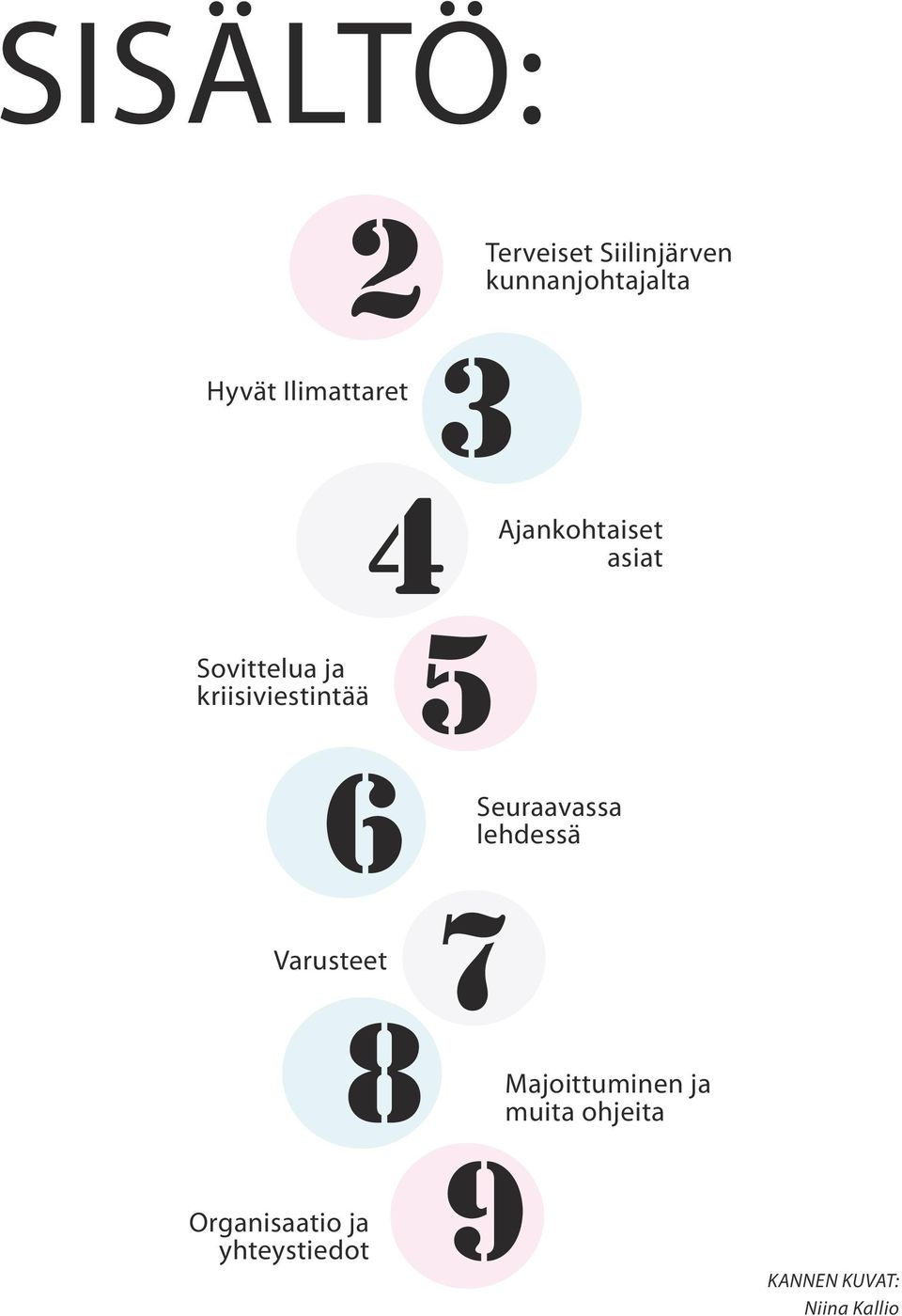 kriisiviestintää 5 6 Seuraavassa lehdessä Varusteet 7