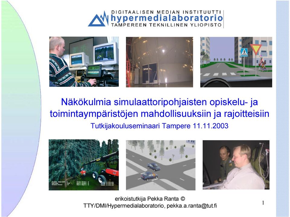 Tutkijakouluseminaari Tampere 11.