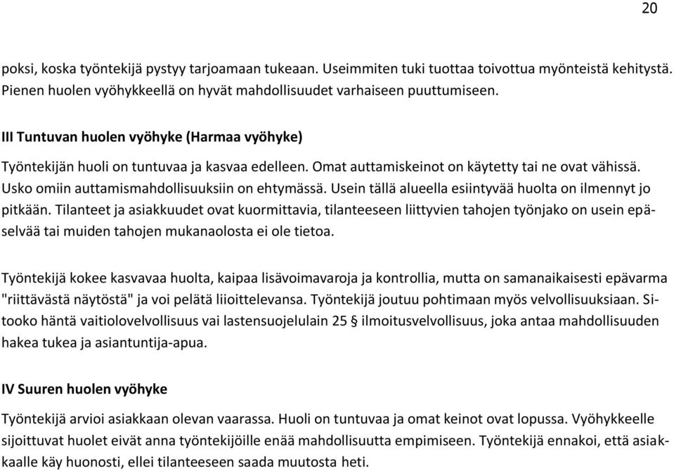 Usein tällä alueella esiintyvää huolta on ilmennyt jo pitkään.