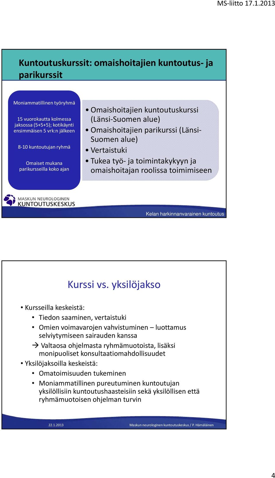 toimimiseen Kelan harkinnanvarainen kuntoutus Kurssi vs.