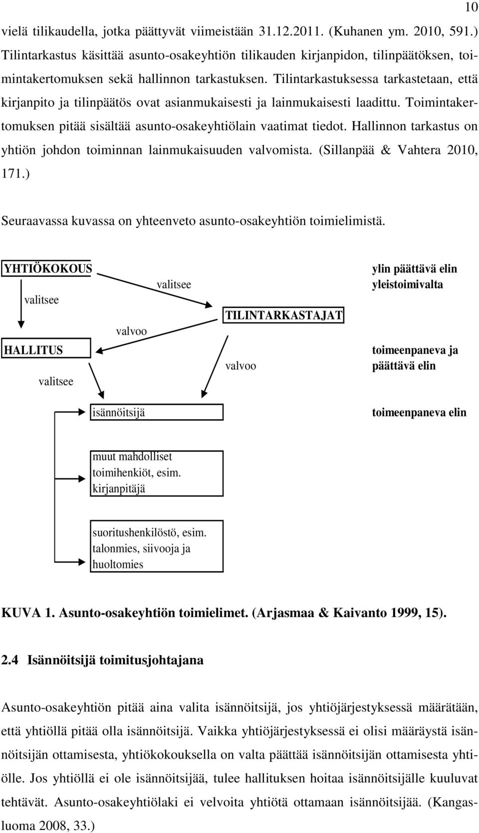 Tilintarkastuksessa tarkastetaan, että kirjanpito ja tilinpäätös ovat asianmukaisesti ja lainmukaisesti laadittu. Toimintakertomuksen pitää sisältää asunto-osakeyhtiölain vaatimat tiedot.