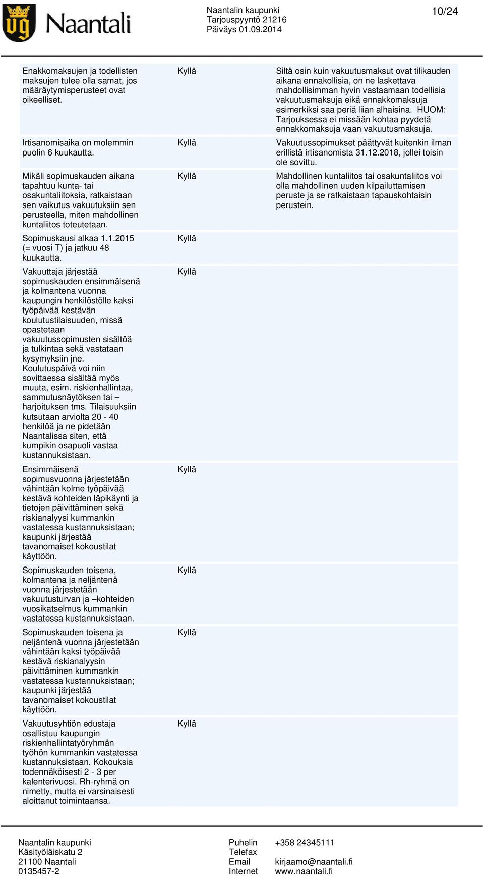 1.2015 (= vuosi T) ja jatkuu 48 kuukautta.