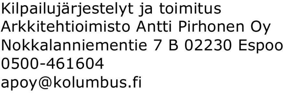 Oy Nokkalanniementie 7 B 02230