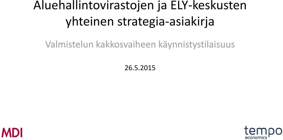asiakirja Valmistelun