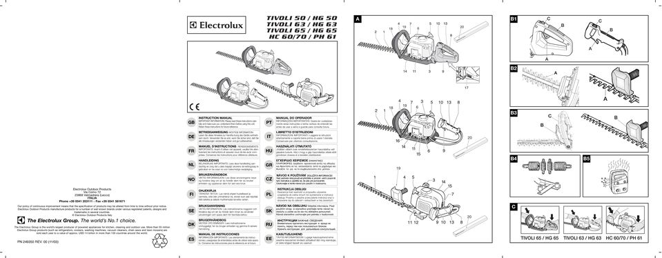 PT MANUAL DO OPERADOR INFORMAÇÕES IMPORTANTES: Queira ler cuidadosamente estas instruções e tenha certeza de entendë las antes de usar a serra e guarde para consulta futura.