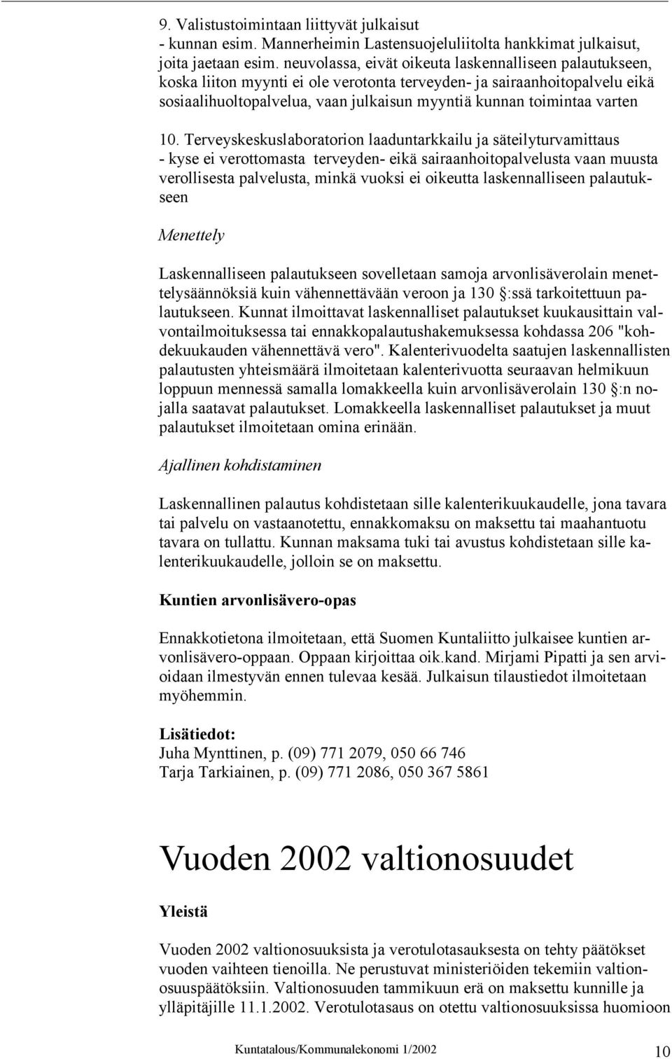 varten 10.