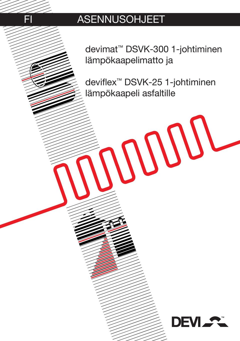 lämpökaapelimatto ja deviflex