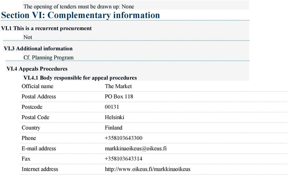 Appeals Procedures VI.4.